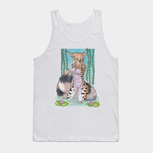 Serval Kitsune Tank Top by Temrin